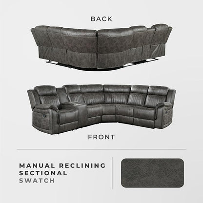 Lexicon Reclining Sectional Couches