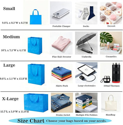 SPERPAND 30Pcs Small Gift Bags with Handles, Holiday Gift Bag Treat Tote Party Favor Bags Goodie Bags for Kids Birthday, Baby Shower, Easter Bag