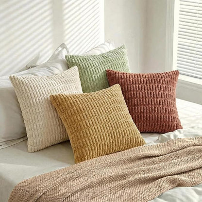 Fancy Homi 4 Packs Decorative Throw Pillow Covers for Living Room Couch Bed, Modern Farmhouse Boho Home Décor Accent Cushion Case, 18" x 18", Fall