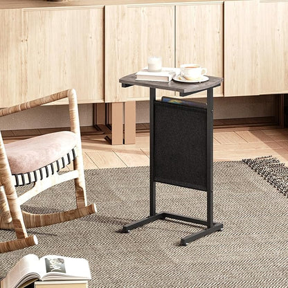 HOOBRO C Shaped End Table, 28.3" Side Table