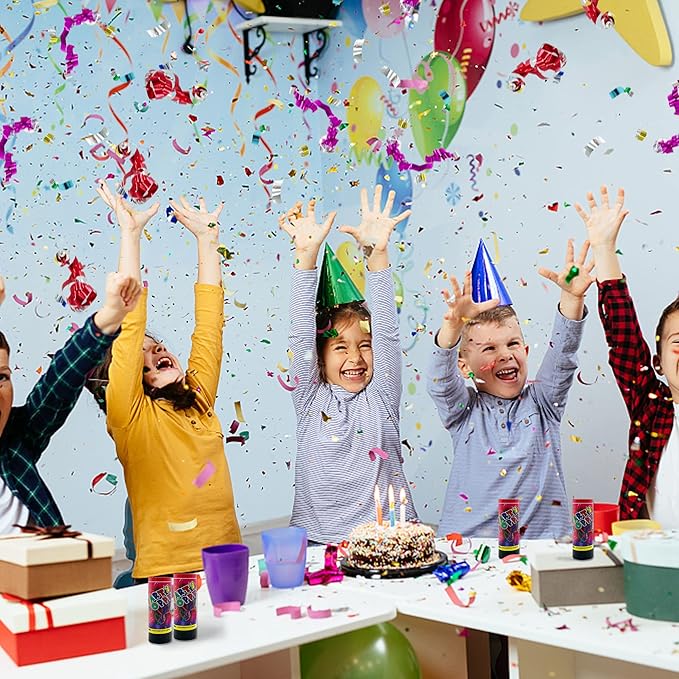 20 PCS Party Confetti Poppers Cannons for Wedding Birthday Graduation Baby Shower Anniversary Christmas New Year's Party Celebrations Supplies and Favors