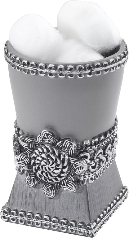 Avanti Linens Braided Medallion, Tumbler, Granite