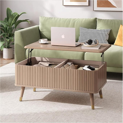 SULIVES Lift Top Coffee Table
