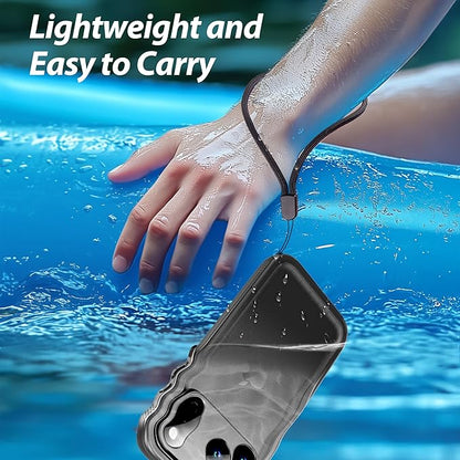 SPORTLINK for iPhone 17 Pro Case - IP68 Waterproof Military Protective Full Body Heavy Duty Shockproof 360 Sealed Dustproof with Camera Screen Protector Phone Cover for iPhone 17 Pro 6.3" Black
