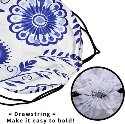 Nerxy Leaf Grip Bags for Gymnastics Tropical Leaves Grip Bag Botanical Drawstring Storage Bags