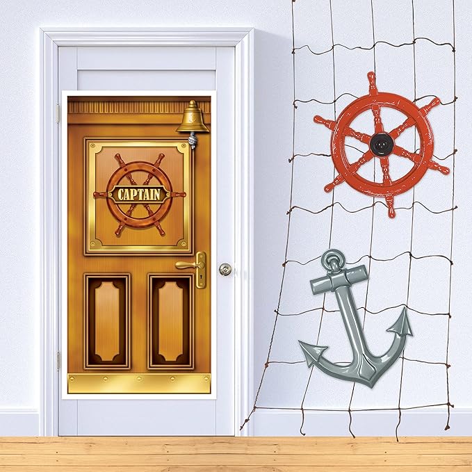 Cruise Ship Door Cover Party Accessory (1 Count) (1/Pkg)