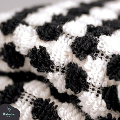 Organic Turkish Cotton Hand Towels for Bathroom | Oversized - 70.00" x 35.00" | Large Soft Plush Fluffy Highly Absorbent Towels for Kitchen, Hand and Face (Black, Bath Towel)