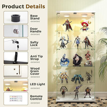 FANYUSHOW Glass Display Cabinet