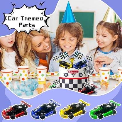 MEMOVAN Racing Car Cake Decorations 23pcs Racing Car Cake Topper Birthday Cake Decoration for Boy's Kids Racing Car Theme Birthday Supplies Party Favors