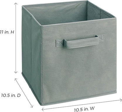 ClosetMaid 18657 Cubeicals Fabric Drawer, Gray, 2-Pack