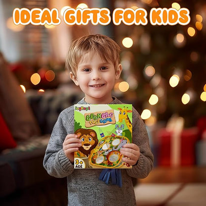 JoyRapt 3 in 1 Bean Bag Toss Outdoor Toys for Toddlers Kids, Cornhole Outside Toys, Carnival Game Toodler Outdoor Indoor Gift for Birthday or Christmas for Ages 3-12 (Animal)