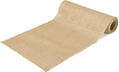 2 Pack Natural Burlap Table Runners (12 x 72 Inch) | Rustic Jute Table Runners for Wedding, Farmhouse, Thanksgiving, Coffee Table Decor Cover, Fall Décor & Parties