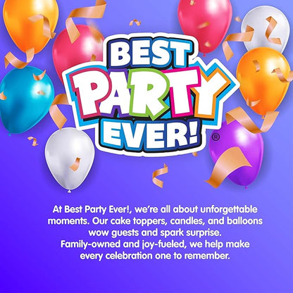 BEST PARTY EVER! Quick Light Birthday Candles - Amazing Chain Reaction - Lighting One Candle Lights Them All - Multi-Color - Great for Birthdays and More - 4-Pack (48 Candles)