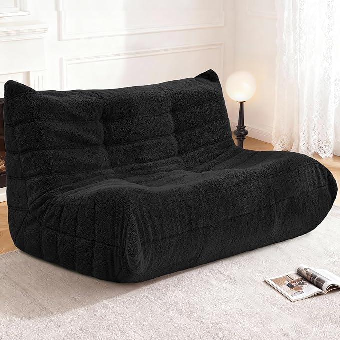 Bean Bag Loveseat Chair Big Sofa Beanbag Chair
