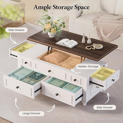 47.2" Lift Top Coffee Table