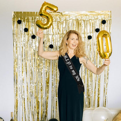 WANGDEFA R.I.P to My 20s Sash RIP to My 20s Birthday Sash for Girl for 30 th Birthday Girl Funeral for Youth 30th Decorations