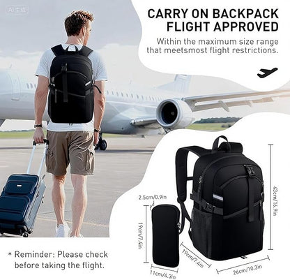Small Hiking Backpack,20L Lightweight Travel Daypack,Ideal for Hiking,Traveling and Outdoor Adventure,Black