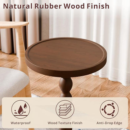 Small Side Table, Rubberwood‌ Drink Table