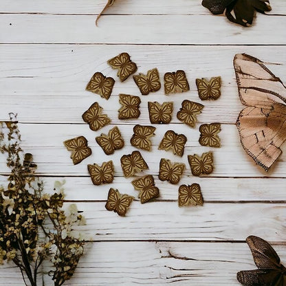 Confetti - Engraved Wood - Rustic Wooden Wedding Decor Party Table Scatter Decorations (Butterfly)