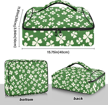 Casserole Carriers for Hot or Cold Food Reusable Casserole Dish Carrier Insulated Thermal Large Capacity Durable Perfect for Party Camping Family Gatherings Yellow Fish