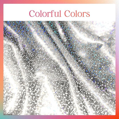 PalePink & Silver Holographic Tablecloth 40" x 108" Hot Pink Party Decoration Valentine's Day Birthday Party Table Decor Iridescence Plastic Table Cloth for Baby Shower Bachelorette Party Supplies