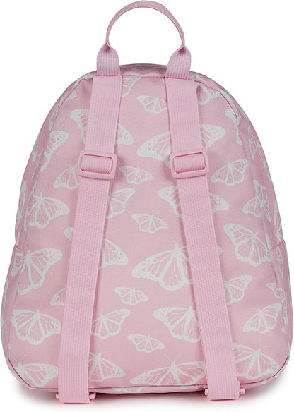 JanSport Half Pint Mini Backpack, 10.2 L - Durable Mini Bag Purse with Adjustable Shoulder Straps, Single Main Compartment, Zippered Stash Pocket, Flutter By