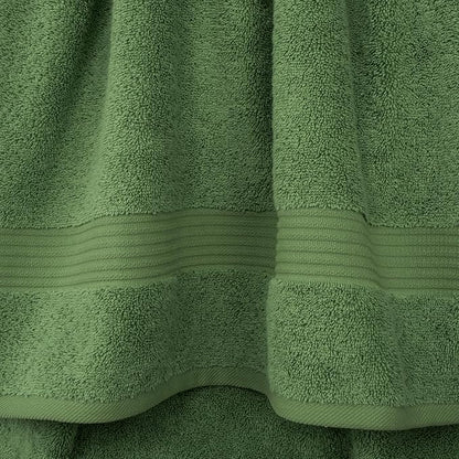 Cotton Paradise 4 Piece Turkish Bath Towels for Bathroom, Extra Large Soft Plush Towels Bathroom Set, Sage Green