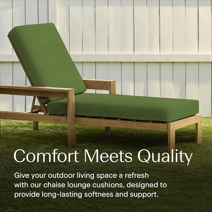 Honeycomb Outdoor Chaise Lounge Cushion