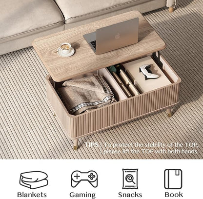 SULIVES Lift Top Coffee Table