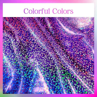 Pink&Purple&Blue&Fuchsia Red Holographic Tablecloth 40" x 108" Party Decoration Valentine's Day Birthday Party Table Decor Iridescence Plastic Table Cloth for Halloween Bachelorette Supplies