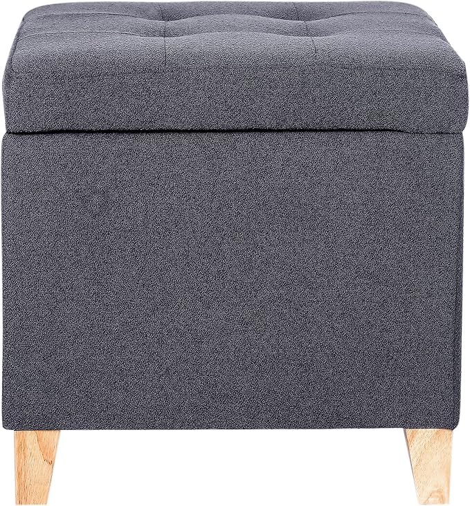 Adeco Storage Ottoman Bench