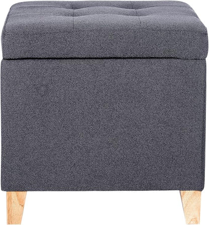 Adeco Storage Ottoman Bench