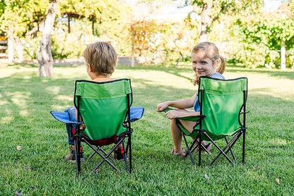 Pacific Play Tents – Kids Folding Chair, 100 lbs. Weight Capacity - Tri-Color