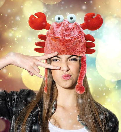 Puzzled DolliBu Plush Hat - Super Soft Warm Hat With Ear Flaps, Cozy Fleece Winter Hat For Kids & Teens - One Size