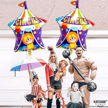 Circus Balloons for Carnival Theme Party Decorations - 30 Inch | Circus Tent Balloon for Circus Theme Party Supplies | Circus Canopy Balloons for Circus Theme Party Decorations | Carnival Balloons