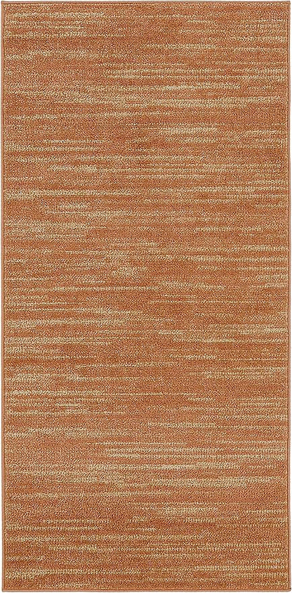 Nourison Home Nourison Essentials Rust 2' x 4' Area Rug - Easy Clean, Non Shedding, Bed Room, Living Room, Dining Room, Kitchen (2' x 4')