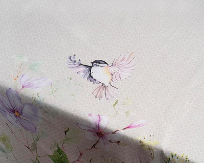Maison d' Hermine Table Cloth Rectangle Table 100% Cotton 70 x 140 Inches Tablecloth Reusable Decorative for Dining Room Farmhouse Home Valentines Day Decorations Spring Summer - Magnolia Mornings