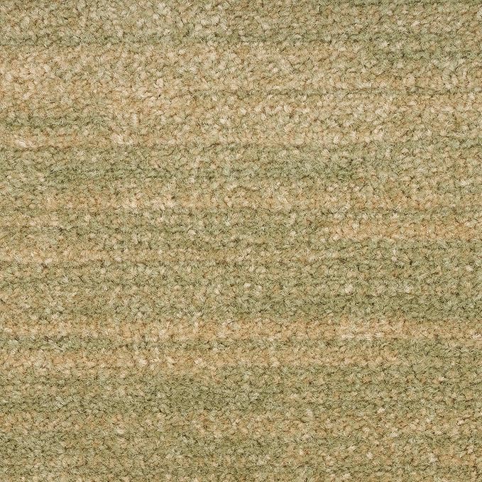 Nourison Home Nourison Essentials Green Gold 8' x Round Area Rug - Easy Clean, Non Shedding, Bed Room, Living Room, Dining Room, Kitchen (8' x Round)