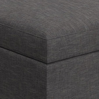 SIMPLIHOME Owen Coffee Table Storage Ottoman