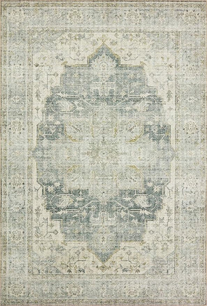 Loloi II Skye Collection SKY-12 Charcoal/Dove 7'-6" x 9'-6" Area Rug