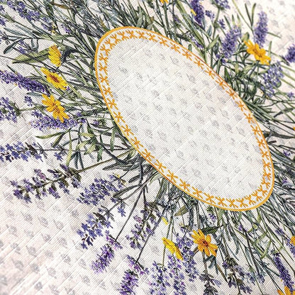 Maison d' Hermine Table Cloth Rectangle Table 100% Cotton 70 x 108 Inches Tablecloth Reusable Decorative for Dining Room Farmhouse Home Valentines Day Decorations Spring Summer - Fanny Lavender