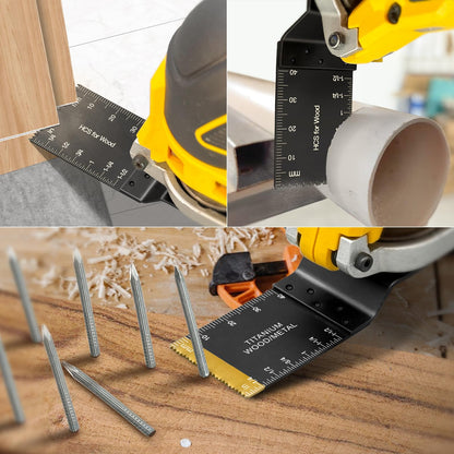 AIFICUT 26pcs Titanium Oscillating Saw Blades Kit – Multitool Blades for Wood, Plastic, Metal
