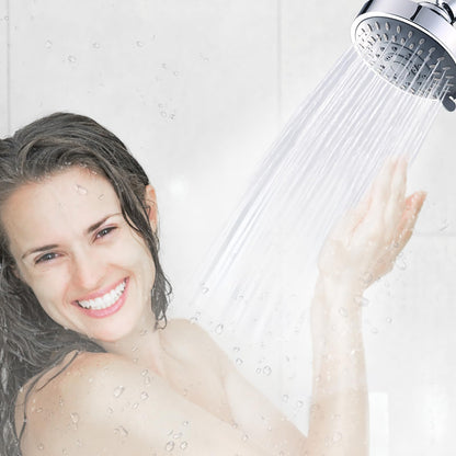 AISOSO Shower Head 2-Pack – 5 Modes, High-Pressure, 4.1-Inch Chrome