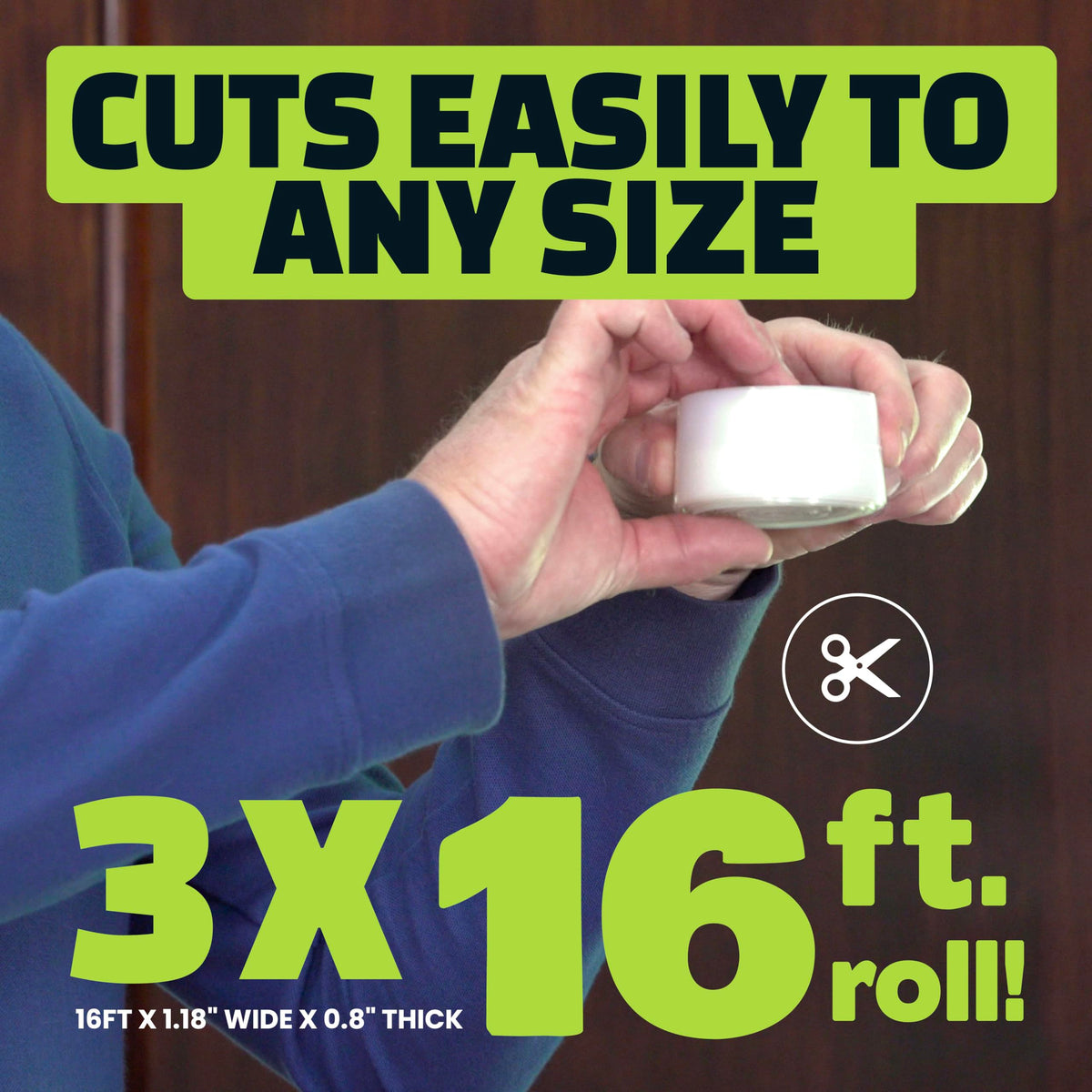 Alien Draft Seal Set — 49 Ft Anti-Draft Adhesive Flaps for Doors & Windows | ALIEN TAPE