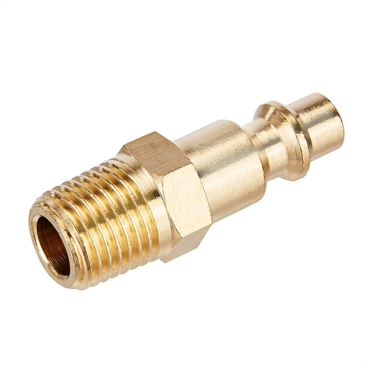 Amazon Basics Quick Connect Brass Air Coupler and Plug Kit – 1/4-Inch NPT, 14-Piece