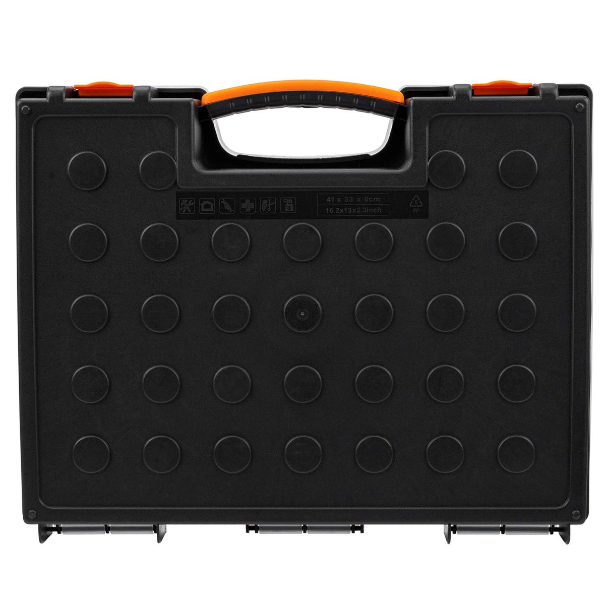 Amazon Basics 19-Removable Compartment Small Parts Organizer – Portable Hardware Storage Box