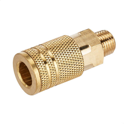 Amazon Basics Quick Connect Brass Air Coupler and Plug Kit – 1/4-Inch NPT, 14-Piece