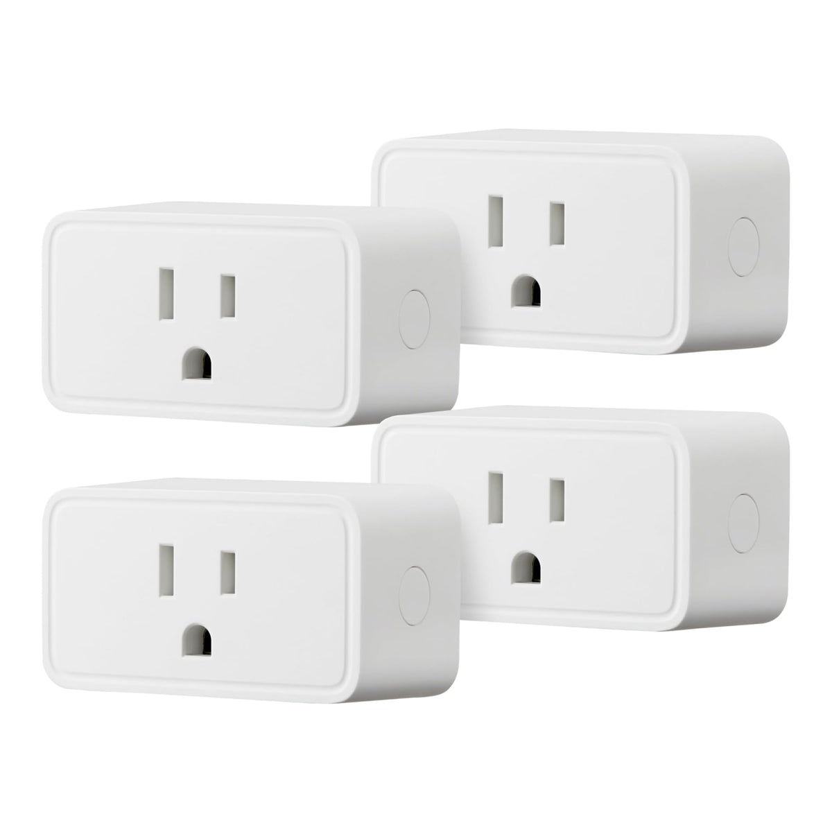 Amazon Basics Smart Plug – Works with Alexa, Remote Control & Scheduling (4-Pack)