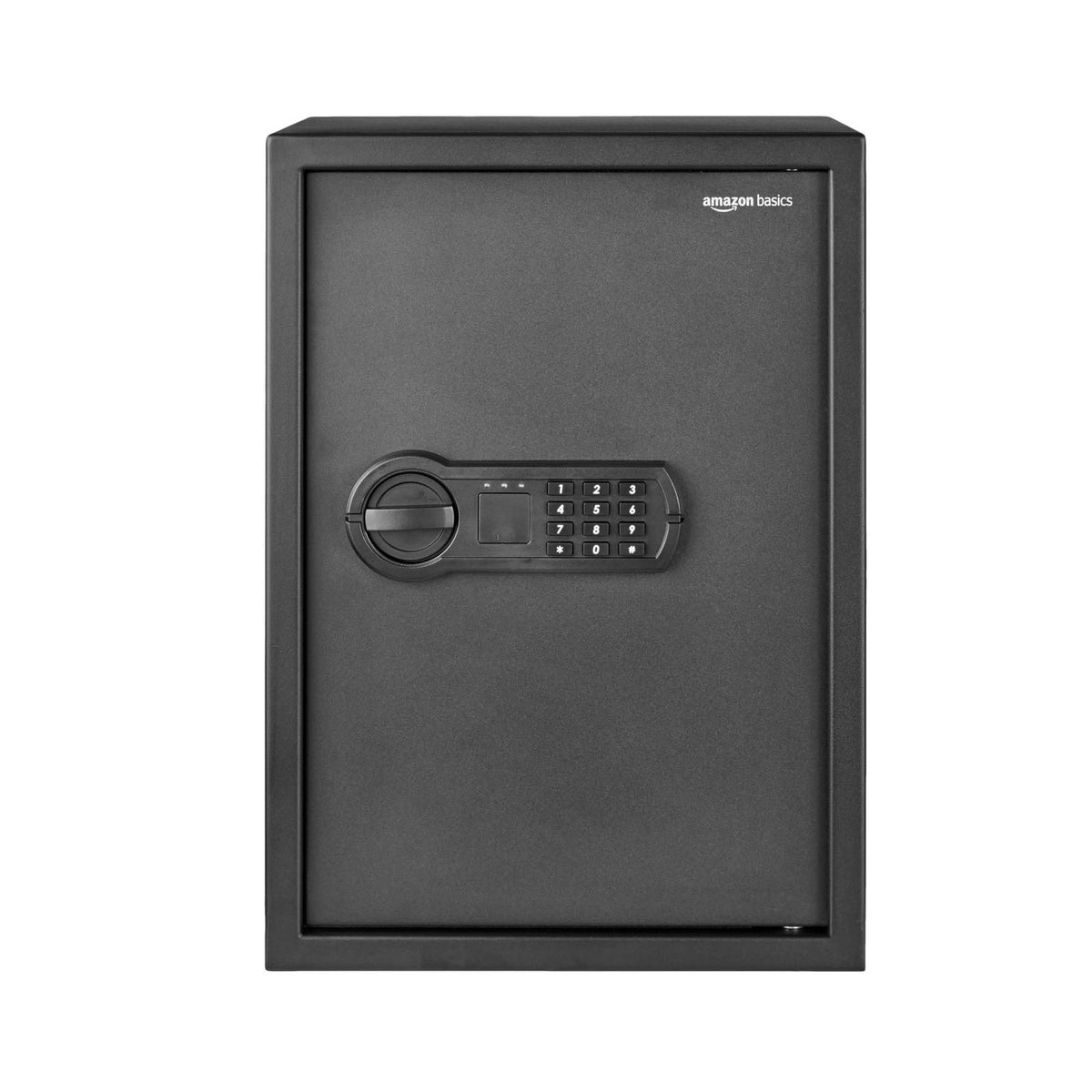 Amazon Basics Steel Home Security Safe Box with Electronic Keypad – 1.8 cu ft, Black