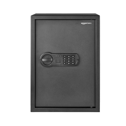 Amazon Basics Steel Home Security Safe Box with Electronic Keypad – 1.8 cu ft, Black